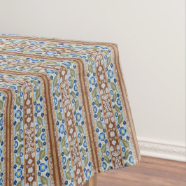 Vintage Franse Imperiale Gestreepte Bloemtafelklee Tafelkleed