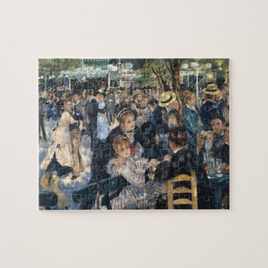 Vintage Franse Impressionistische Parijse Dans Kun Legpuzzel (Horizontaal)