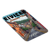 vintage, Franse Riviera Magneet (Rechterzijde)