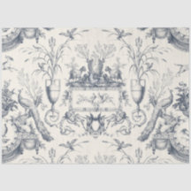 Vintage Franse Toile Pauw en landelijke boerderij 