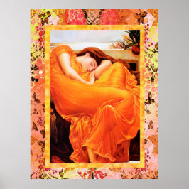 Vintage Frederick Leighton - Flaming June Poster