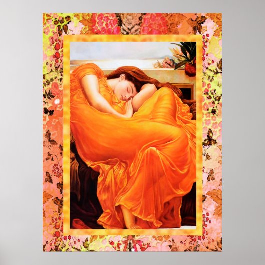 Vintage Frederick Leighton - Flaming June Poster (Voorkant)
