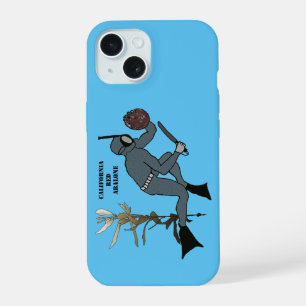 Vintage Freediver Duiker met Abalone en Kelp URM iPhone 15 Case