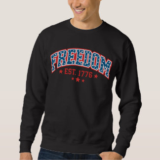 Vintage Freedom 1776 Patriottische Boog Amerikaans Trui
