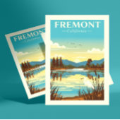 Vintage Fremont California Briefkaart
