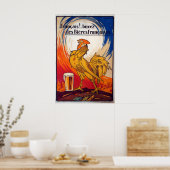 Vintage French Beer Advertisment Poster (Keuken)