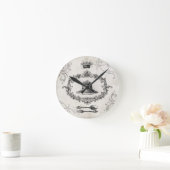 Vintage French Cake wall clock Ronde Klok (Huis)