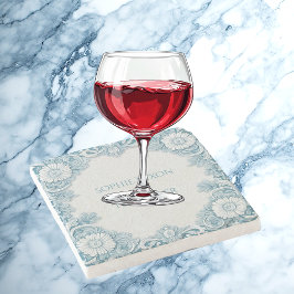 Vintage French Country Shabby Chic Bridal Shower  Stenen Onderzetter