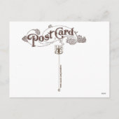 VINTAGE French "Kerstman" Christmas Eve Feestdagenkaart (Achterkant)