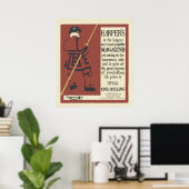 Vintage French Posters - Harpers Magazine (Thuiskantoor)
