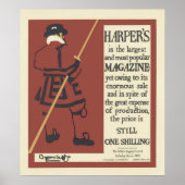 Vintage French Posters - Harpers Magazine (Voorkant)