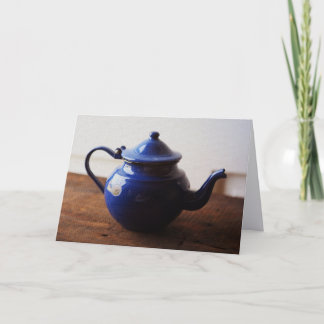 Vintage French Teapot Card Bedankkaart