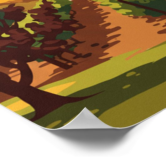 Vintage Fresno Poster (Hoek)