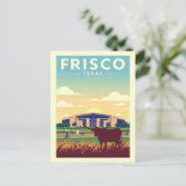 Vintage Frisco Texas Briefkaart (Staand voorkant)
