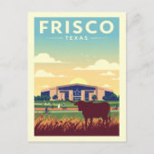 Vintage Frisco Texas Briefkaart (Voorkant)