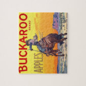 Vintage Fruit Crate Label Art, Buckaroo Apples Legpuzzel (Verticaal)