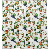 Vintage Fruit Douchegordijn (Voorkant)