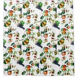 Vintage Fruit Douchegordijn