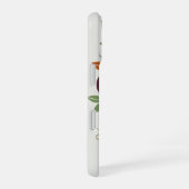 Vintage Fruit with Stylized Grapes iPhone 16 Hoesje (Rechterkant)