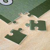 Vintage fruitkrattenlabel Art de heer Grass Aspara Legpuzzel (Zijkant)