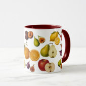Vintage Fruits Mok (Aanpassen) (Voorkant rechts)