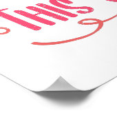 vintage Funny 70 years old saying quote Poster (Hoek)