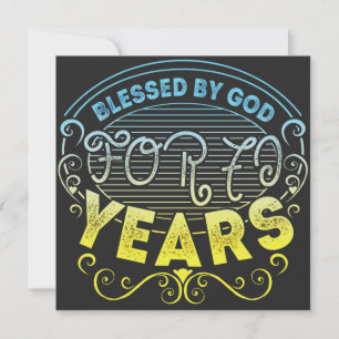 vintage Funny 70 years old saying quote Save The Date