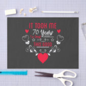 vintage Funny 70 years old saying quote Tissuepapier (Craft)