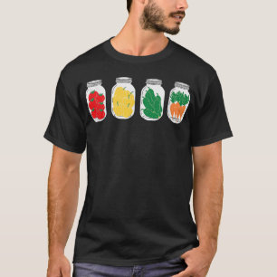 Vintage Funny Canned Pickles Lover Homemade Pickle T-shirt
