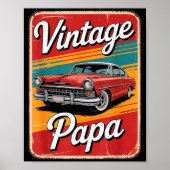 Vintage Funny Papa Poster (Voorkant)