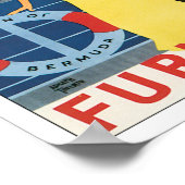 Vintage Furness Bermuda Poster (Hoek)