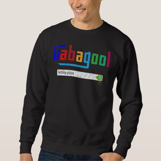 Vintage Gabagool Italiaans Slang Trui (Voorkant)