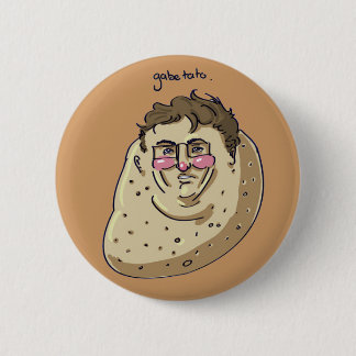 Vintage Gabetato Pin Ronde Button 5,7 Cm