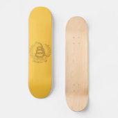 Vintage Gadsden Skateboard (Voorkant)