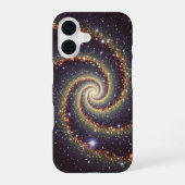 Vintage Galactic Spiral iPhone 16 Hoesje (Achterkant)