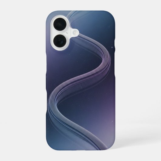 Vintage Galactische Trajectorie iPhone 16 Hoesje (Achterkant)