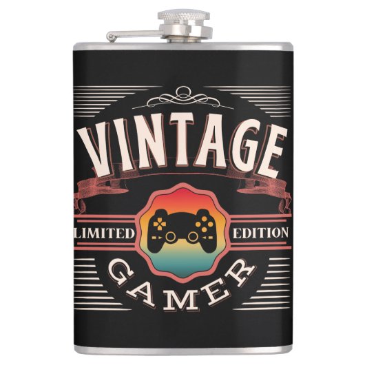 VINTAGE GAMER GELIMITEERDE EDITIE HEUPFLES (Voorkant)