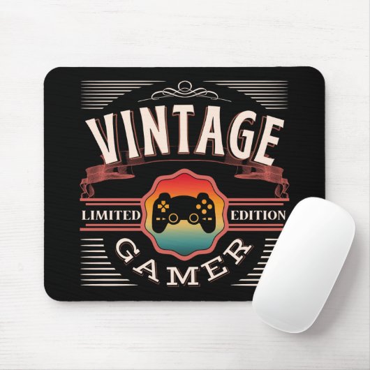 VINTAGE GAMER GELIMITEERDE EDITIE MUISMAT (Met muis)