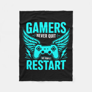 Vintage gamers geven nooit op - we starten gewoon fleece deken