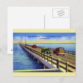 Vintage Gandy Bridge Tampa Bay Briefkaart (Voorkant / Achterkant)