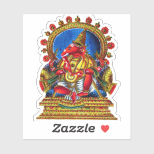 Vintage Ganesh Sticker