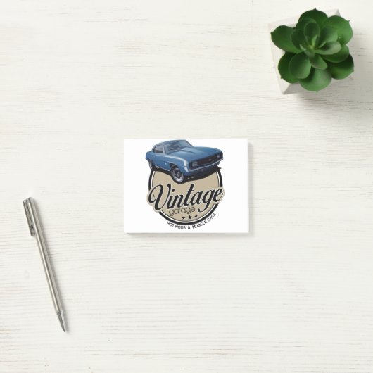 Vintage Garage Camaro Post-it® Notes (Kantoor)
