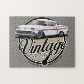 Vintage Garage Impala Legpuzzel (Horizontaal)