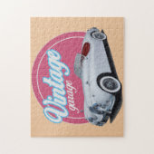 Vintage Garage Jaguar Legpuzzel (Verticaal)