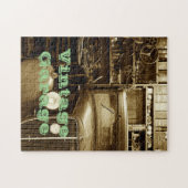 Vintage Garage Legpuzzel (Horizontaal)