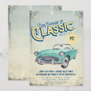 Vintage Garage Poster Kaart