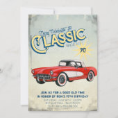 Vintage Garage Poster Kaart (Voorkant)