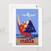 Vintage Garda Italia Travel Briefkaart (Voorkant / Achterkant)