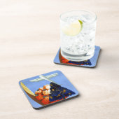 Vintage Garda Italië Air Travel Drankjes Onderzetter (Rechterzijde)