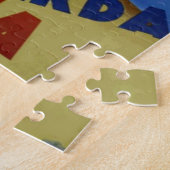 Vintage Garda Italië Air Travel Legpuzzel (Zijkant)